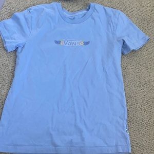 Light blue tillys vans shirt